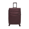 ALAIN DELON AD-1202 24" Light Weight Soft Case Spinner Luggage - Expandable, Anti-theft Zipper, TSA Lock - Purple
