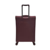 ALAIN DELON AD-1202 24" Light Weight Soft Case Spinner Luggage - Expandable, Anti-theft Zipper, TSA Lock - Purple