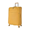 ALAIN DELON AD-1202 28" Light Weight Soft Case Spinner Luggage - Expandable, Anti-theft Zipper, TSA Lock - Mustard Yellow