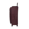 ALAIN DELON AD-1202 28" Light Weight Soft Case Spinner Luggage - Expandable, Anti-theft Zipper, TSA Lock - Purple