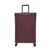 ALAIN DELON AD-1202 28" Light Weight Soft Case Spinner Luggage - Expandable, Anti-theft Zipper, TSA Lock - Purple