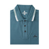 Ashford Short-Sleeved Polo - Blue Green