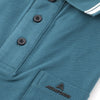 Ashford Short-Sleeved Polo - Blue Green