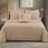 AKEMI Earnest Collection Bed Set - Tan Peach