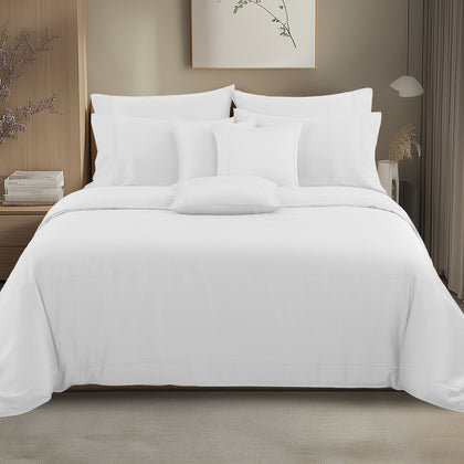 AKEMI Earnest Collection Bed Set - White