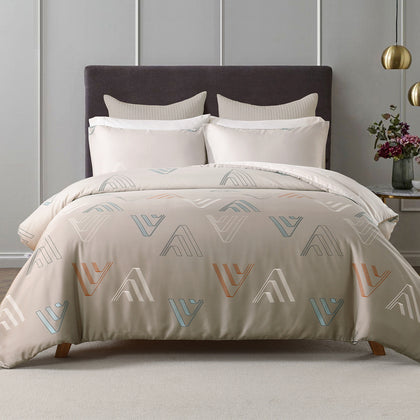 Jean Perry Aldred Collection 100% Printed Tencel Fitted Sheet Set / Bed Set