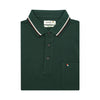 Arnold Palmer 100% Cotton Short-Sleeved Polo - Dark Green