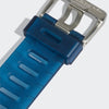 Adidas Original Digital One Gmt 47 Mm L.blue Resin Strap Watch
