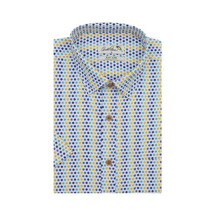 Arnold Palmer Short-Sleeved Printed Shirt - Coloured Dots