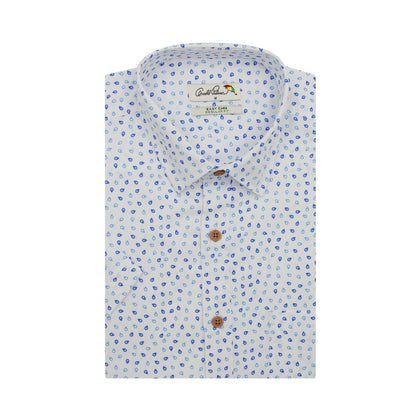 Arnold Palmer Short-Sleeved Printed Shirt - Droplets