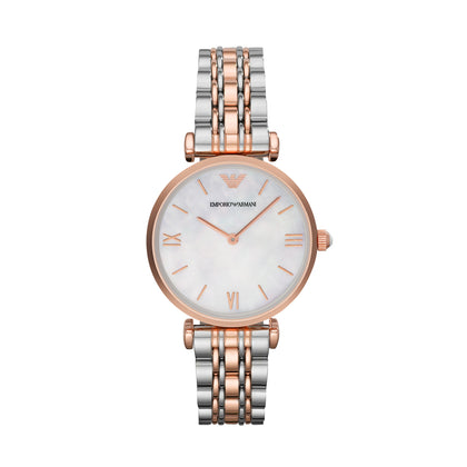 Emporio Armani Two-Tone Stainless Steel Bracelet Watch