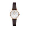 Emporio Armani Women's Two-Hand Brown Leather Watch