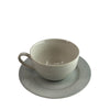 SOIRÉE by CHARLES MILLEN Arcadia 220ml Tea/Coffee Cup & Saucer - Light Grey