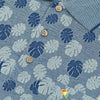 Arnold Palmer Short-Sleeved Polo - Blue Leaf