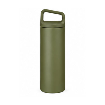 [Online Exclusive] Aura 600ml Stainless Steel Vacuum Insulated Bottle - Olive Green