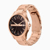 Armani Exchange Rose Gold Stainless Steel Strap