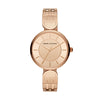 Armani Exchange Women Brooke Round Rose Gold