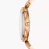 Armani Exchange Women Brooke Round Rose Gold
