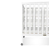 Prego Oru Foldable Wooden Crib 90cm x 45cm - White