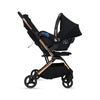 Prego Lumi Travel Stroller - Black