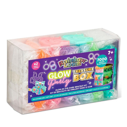 Rainbow Loom Glow Party Treasure Box Bracelet Kit