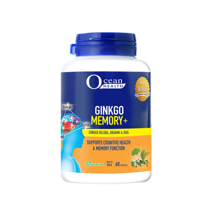 Ocean Health Ginkgo Memory+ 60 Capsules
