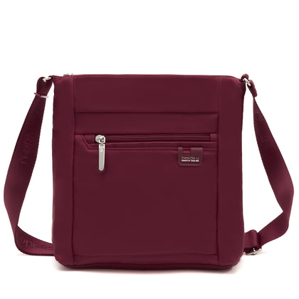 Beside U Lightweight Crossbody Bag - Red Wine