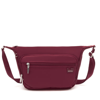 Beside U Lightweight Crossbody Bag - Red Wine