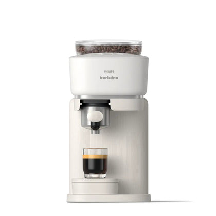 Philips baristina Espresso Machine (BAR300/00) + FREE Coffee Waste Bin - White