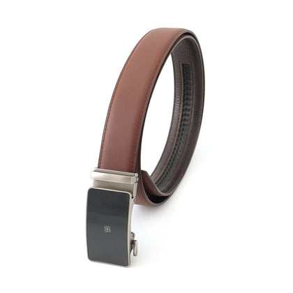 bradFORD Leather Auto Lock Belt - Brown