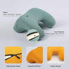 BELLAMI Memory Foam Nap Pillow - Aqua