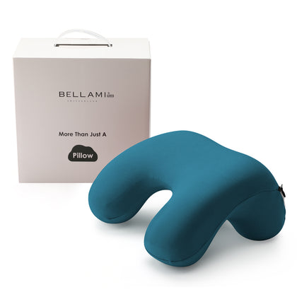 BELLAMI Memory Foam Nap Pillow - Indigo