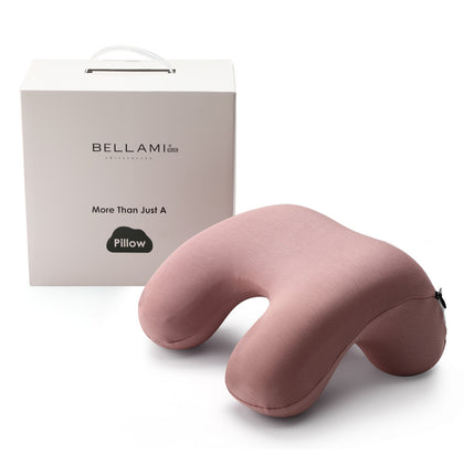 BELLAMI Memory Foam Nap Pillow - Pink