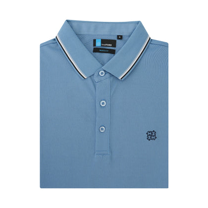 bradFORD Short-sleeved Polo Shirt - Blue