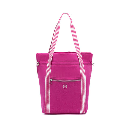 Beside U Lightweight Shoppers - Fuchsia