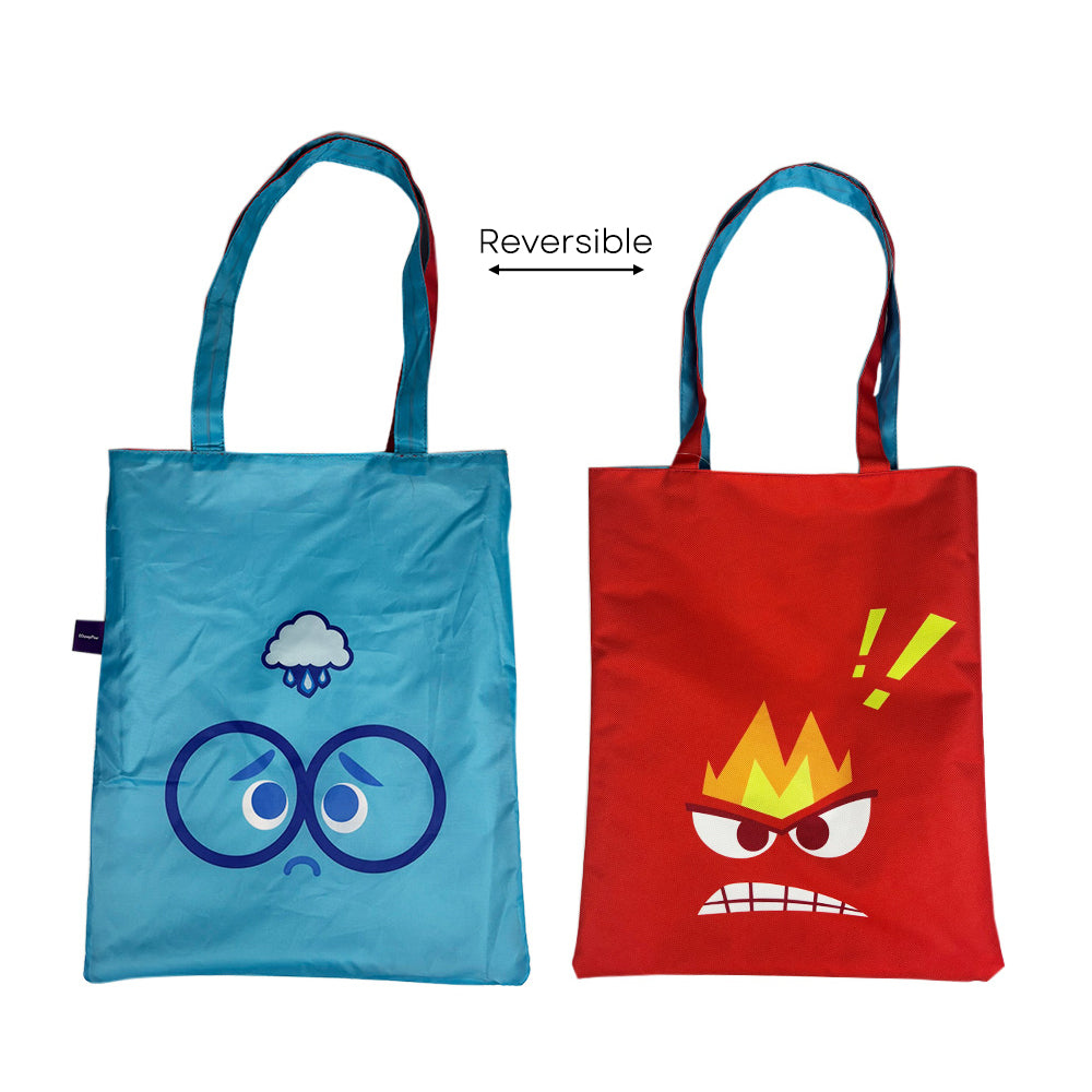 Disney INSIDE OUT 2 - Reversible Tote Bag - Anger & Sadness (BG PIN15001)