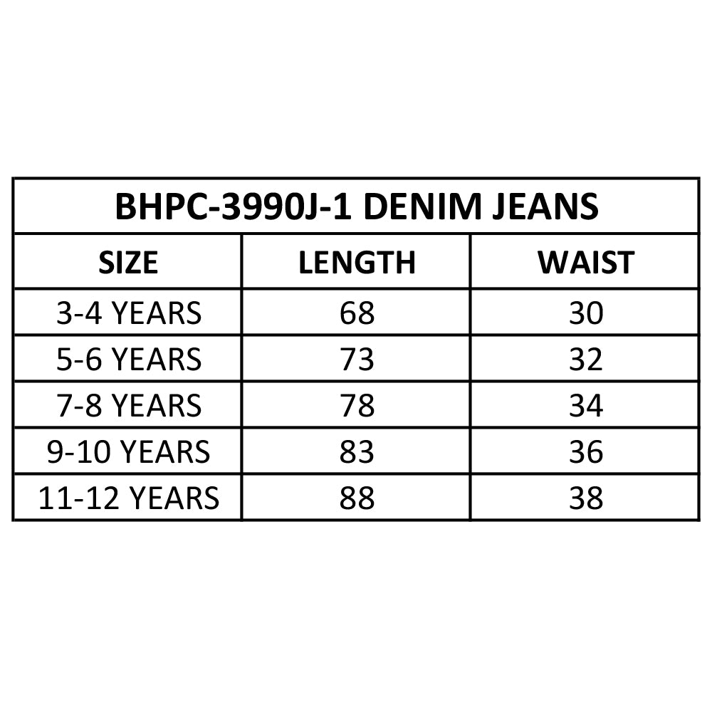 Beverly Hills Polo Club Denim Jeans - Denim Wash (BHPC-3990Jeans-1)