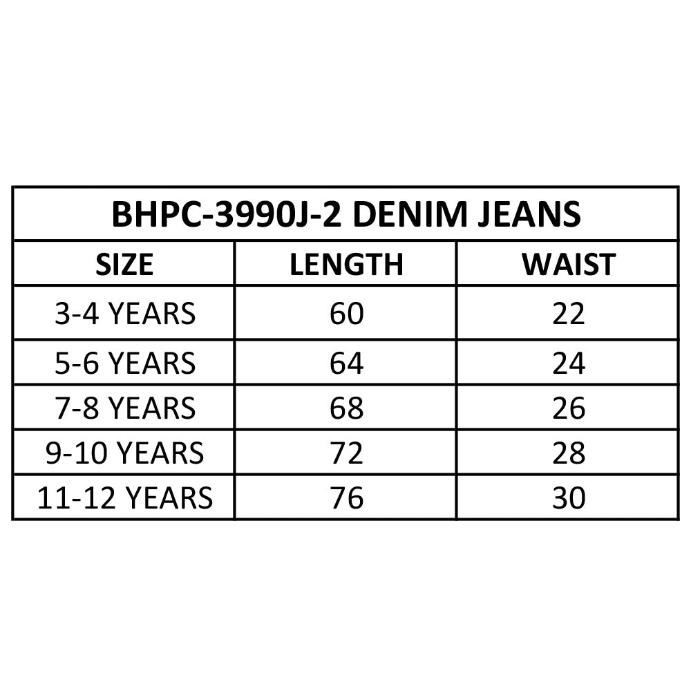 Beverly Hills Polo Club Denim Jean - Denim (BHPC-3990Jeans-2)