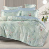 BOUNTIFULIVING 100% Printed Tencel Fitted Sheet Set / Bed Set