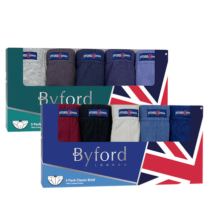 [Bundle of 2] Byford Briefs (5-pc Pack) - Assorted