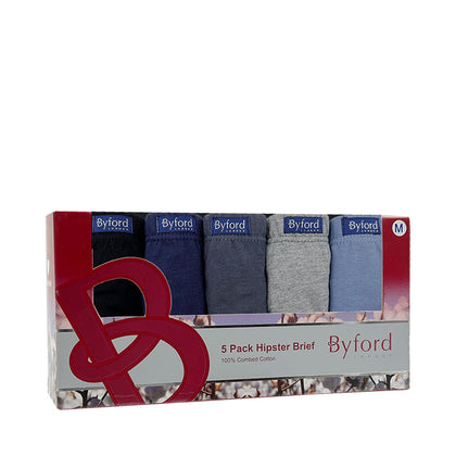 Byford Hipster Briefs 5-pc Pack - Set of 2 (BMB907263A1S) - Assorted