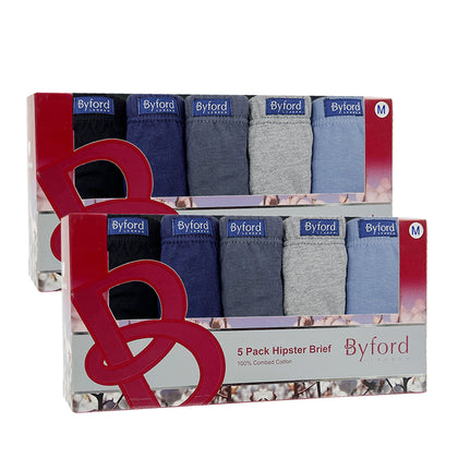 Byford Hipster Briefs 5-pc Pack - Set of 2 (BMB907263A1S) - Assorted