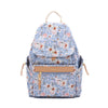 Beside U Floral Printed Backpack - Mist Blue