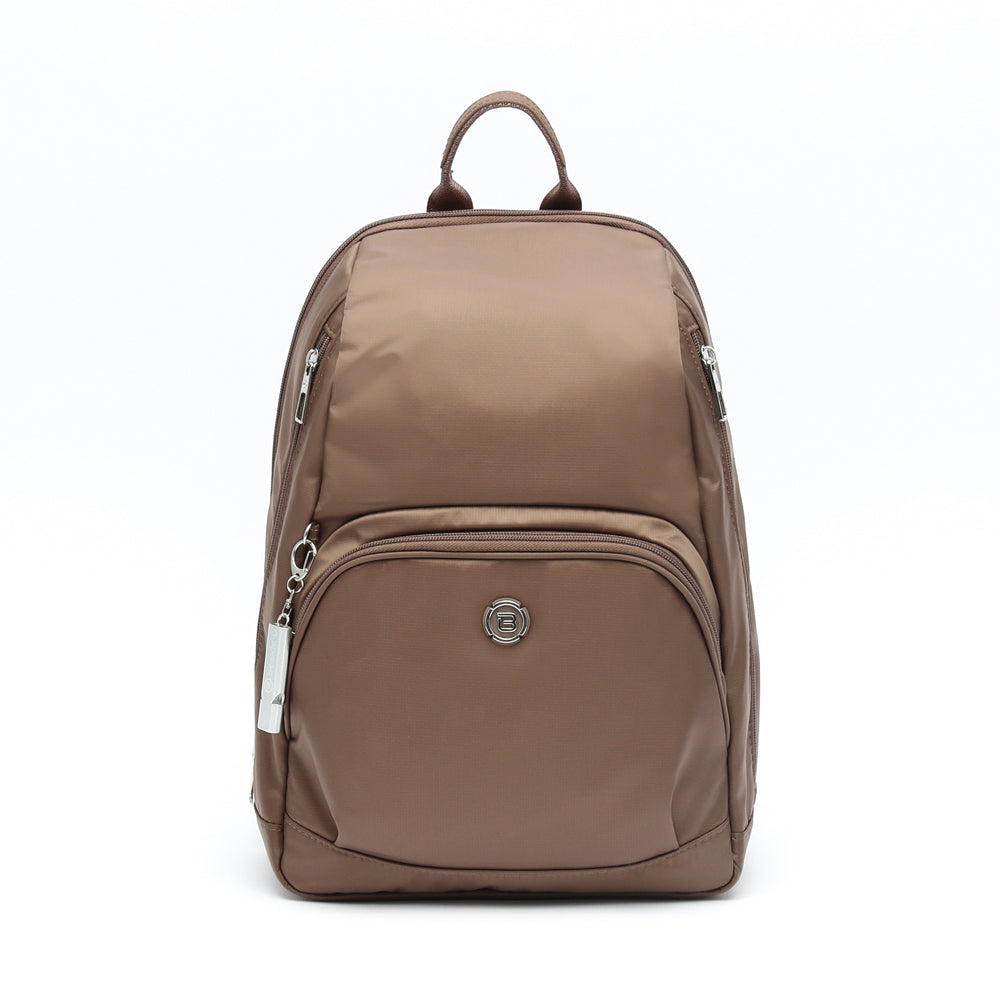 BESIDE-U Lightweight Backpack - Brown Grey