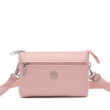 Beside U Lightweight Crossbody Bag - Pink