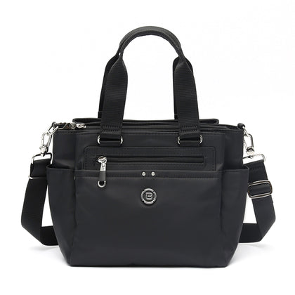 Beside U Lightweight Tote cum Crossbody Bag - Black