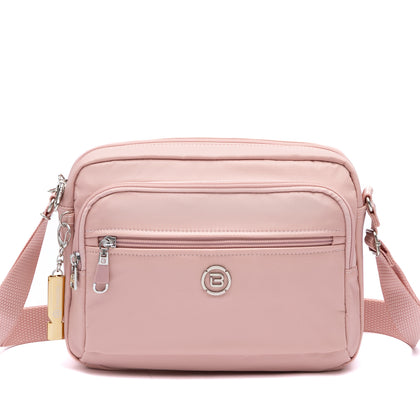 Beside U Lightweight Crossbody Bag - Pink