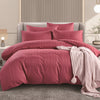 BOUNTIFULIVING 100% Combed Cotton Jaquard Sateen Bed Set - D1006