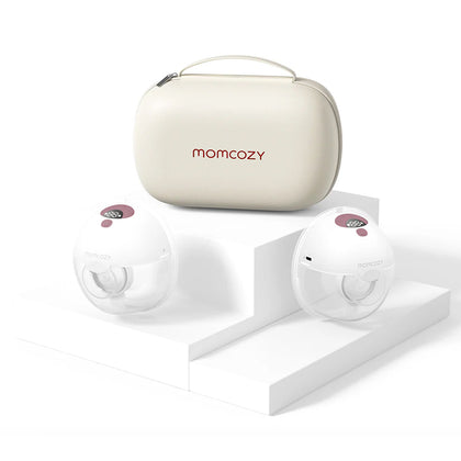 Momcozy M5 Wearable Breast Pump - Red