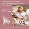 Momcozy V2 Pro Breast Pumps Ultra-Light & Potent - Pink